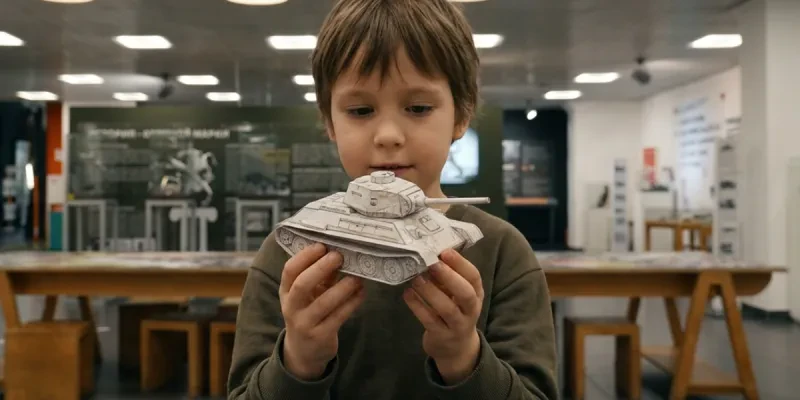 Искусство бумажной брони: танк на ладони